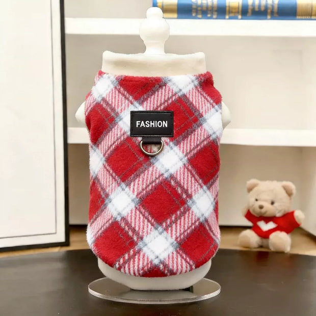 Polar Fleece Dog Coat – Warm Winter Sweater – size reference