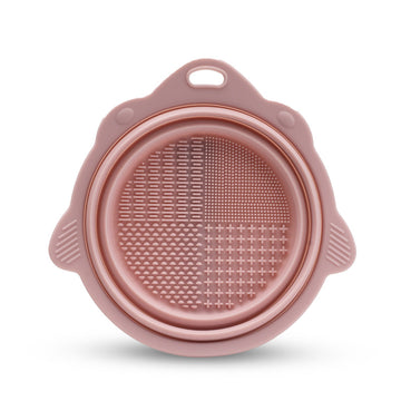 Collapsible Silicone Pet Bowl – Portable for Dogs & Cats – lifestyle photo