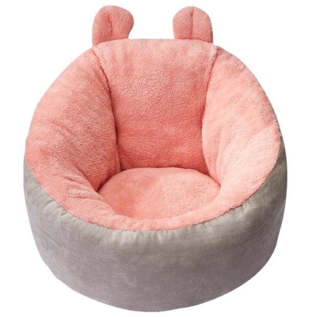 Dog Sleeping Bag Bed – Soft Warming Cushion Kennel – side view