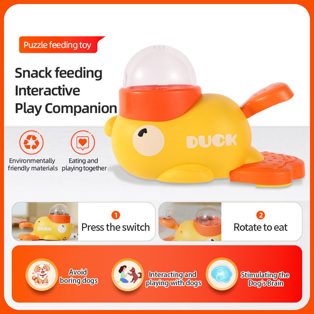 Duck Puzzle Feeder – Interactive Treat Dispenser for Dogs – size reference