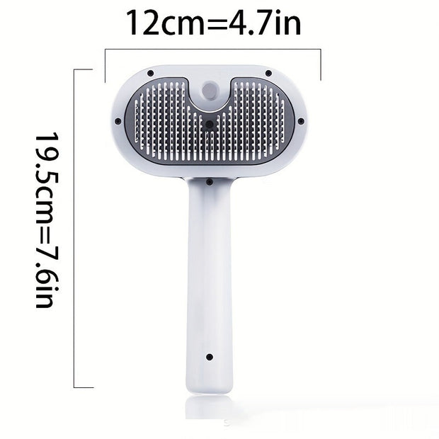 One-Click Pet Hair Removal Spray Brush – Fluff & Fur Lifter – in use
