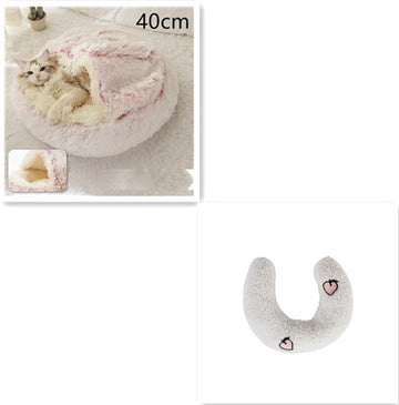 removable washable cover round pet bed easy maintenance