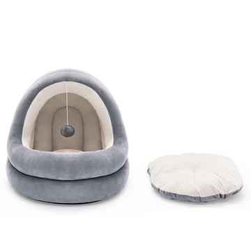 Soft Cat House Bed – Cozy Sofa Cave for Kittens & Small Pets – detail view