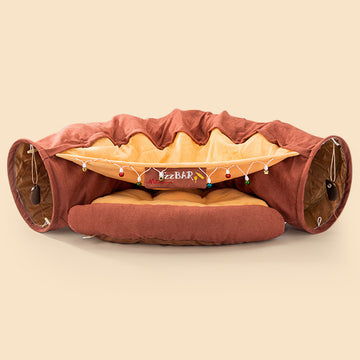 Collapsible Cat Tunnel Toy - Durable Play Tube for Indoor Fun – size reference
