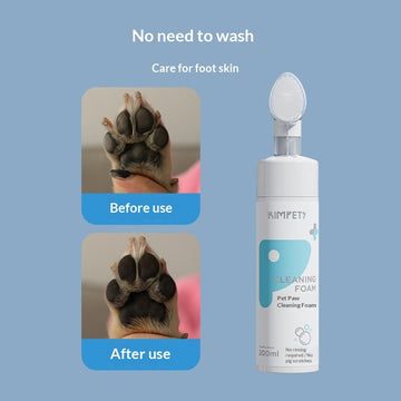 No-Rinse Dog Paw Cleaning Foam – Quick Mud Dirt Remover – lifestyle photo