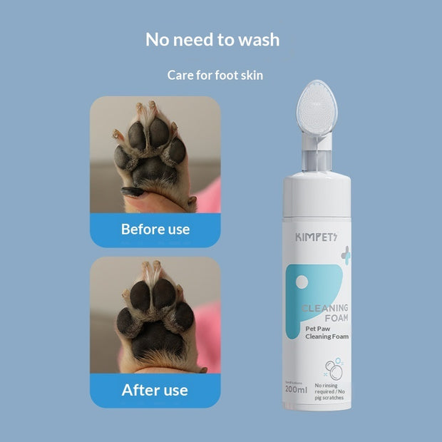 No-Rinse Dog Paw Cleaning Foam – Quick Mud Dirt Remover – lifestyle photo