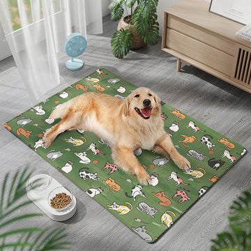 Durable Chew-resistant Moisture-proof Ice Silk Dog Bed – close-up