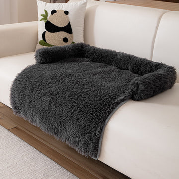 Plush Dog Sofa Bed – Warm Winter Pet Mat – size reference