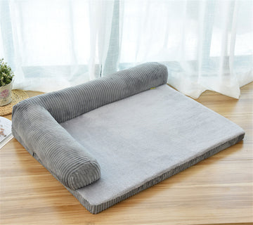 Orthopedic Dog Bed - Memory Foam Pet Mattress with Removable Cover – side view