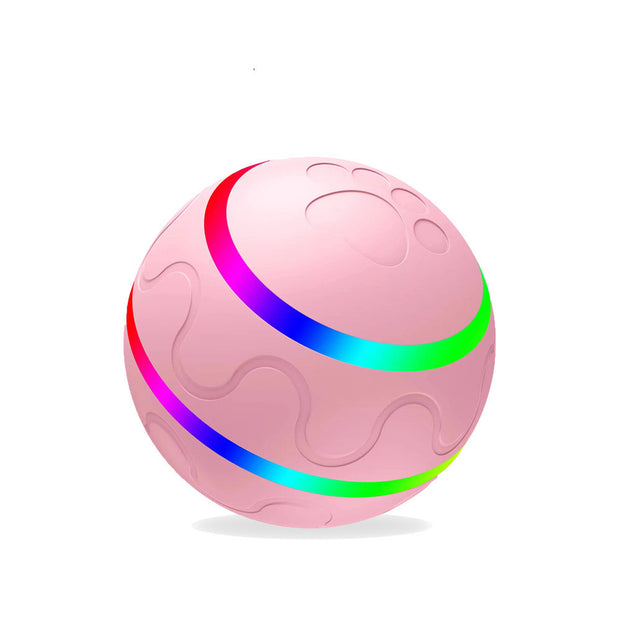 USB Cat Ball Toy - Self-Rotating Interactive Roller – side view