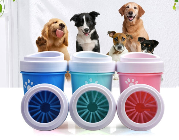 Silicone Dog Paw Cleaner Cup – Portable Foot Wash for Muddy Paws