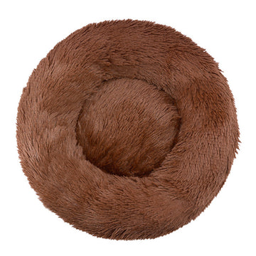 Machine-Washable Plush Round Dog Bed – Orthopedic Comfort – size reference