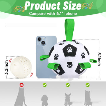 Interactive Talking Dog Ball – USB Rechargeable Toy – in use