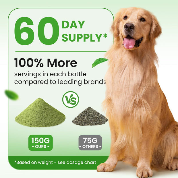 Pet Dental Cleaning Powder – Dog Tooth Powder Cat Breath Freshener – side view