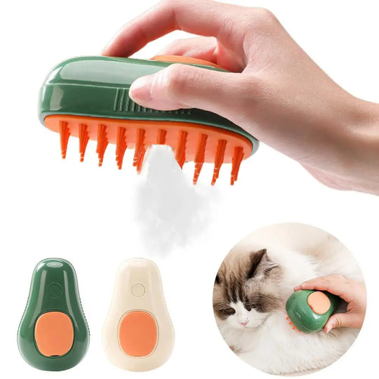 Steamy Pet Brush – Electric Steam Grooming Comb for Cats & Dogs