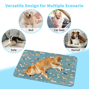 Durable Chew-resistant Moisture-proof Ice Silk Dog Bed – in use