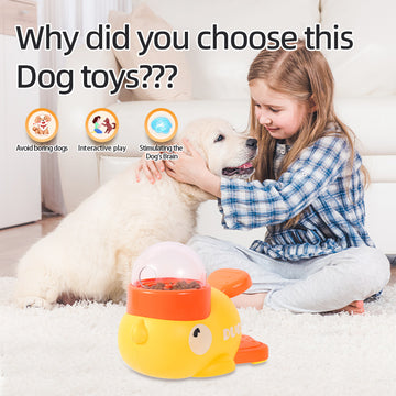 Duck Puzzle Feeder – Interactive Treat Dispenser for Dogs – features