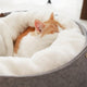 Ultra-Plush Orthopedic Cat Bed – Self-Warming Memory Foam Nest