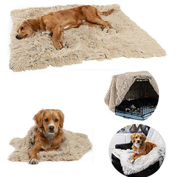 Washable Fleece Pet Blanket – Soft Plush Throw for Dogs & Cats