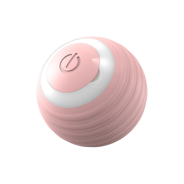 USB Rechargeable Smart Cat Ball Toy – Automatic Rolling Ball for Indoor Cats – in use
