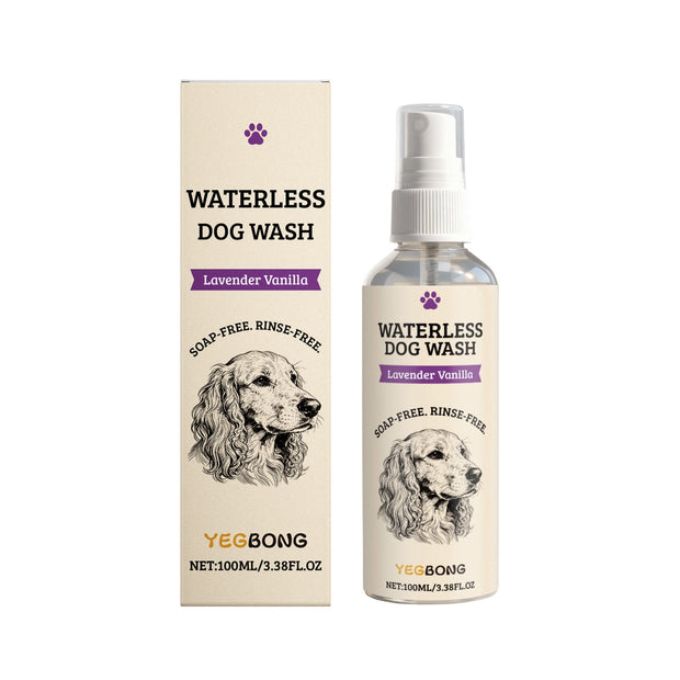 waterless dog shampoo foam no rinse cleaner deodorizer coat refresher