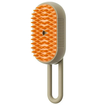 3-in-1 Electric Steam Pet Brush – Grooming Spray & Massage Comb – pet wearing