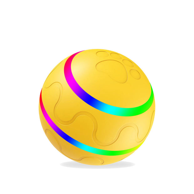 USB Cat Ball Toy - Self-Rotating Interactive Roller – size reference