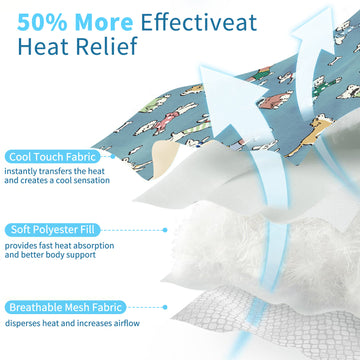 Durable Chew-resistant Moisture-proof Ice Silk Dog Bed – lifestyle photo