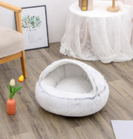 yorkie yorkshire terrier coffee round pet bed size S